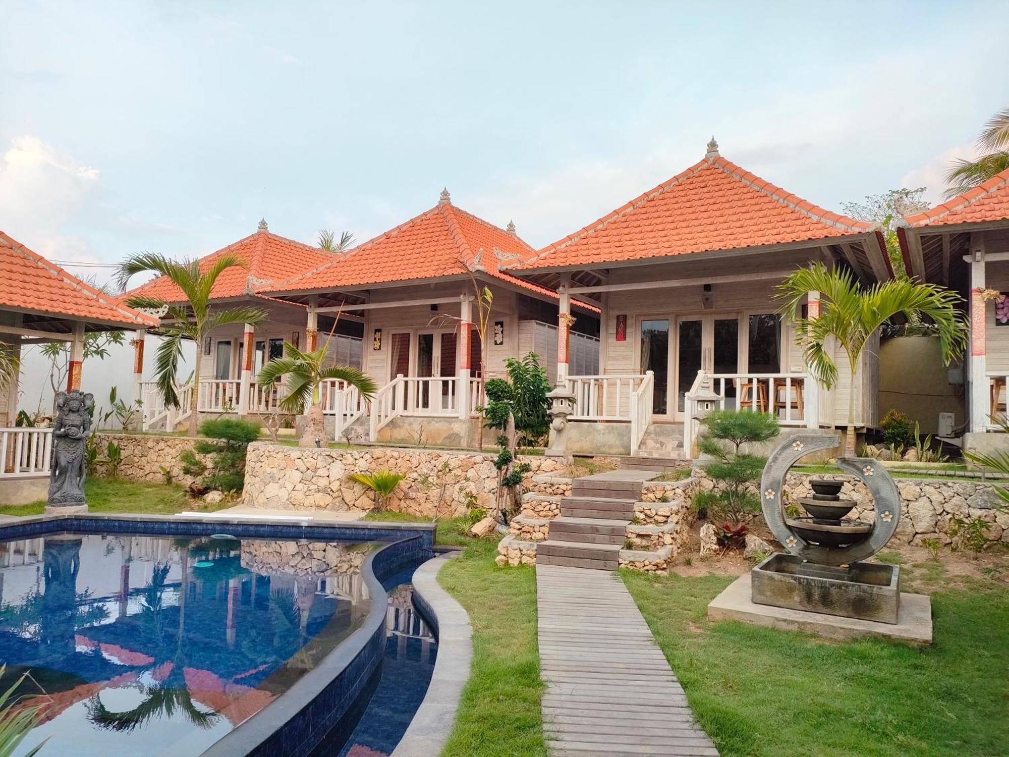 Blue Sky Villa Ceningan 누사 렘봉안 외부 사진