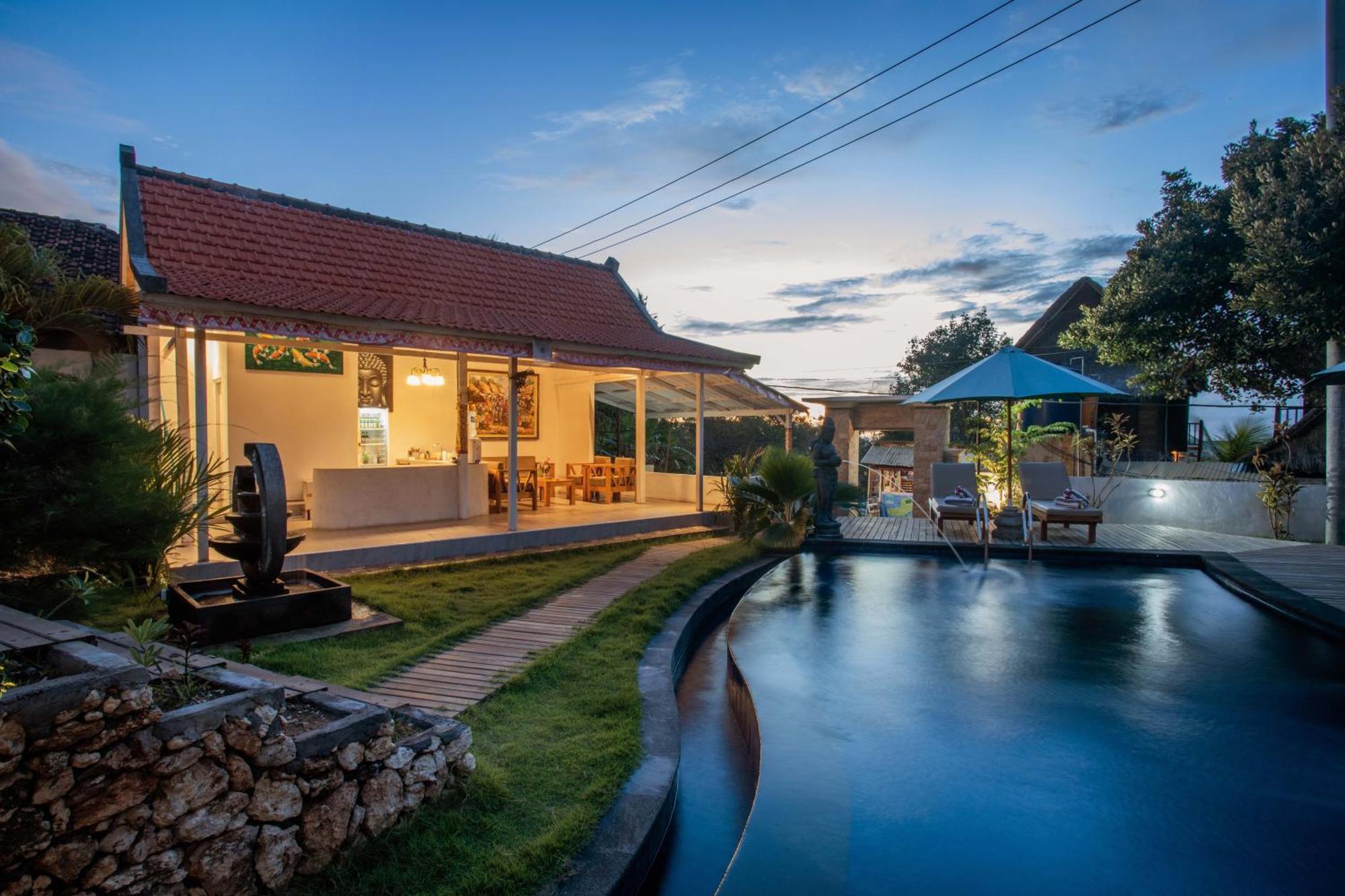 Blue Sky Villa Ceningan 누사 렘봉안 외부 사진