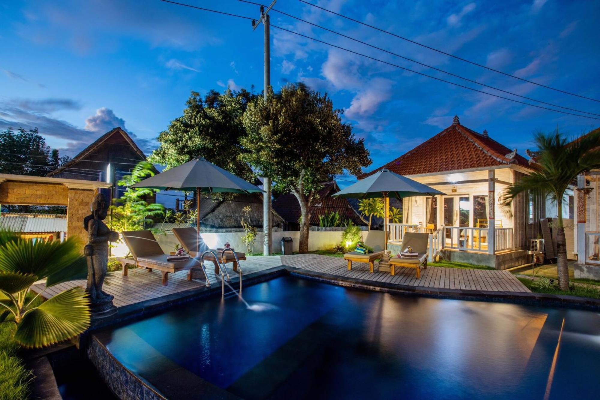 Blue Sky Villa Ceningan 누사 렘봉안 외부 사진
