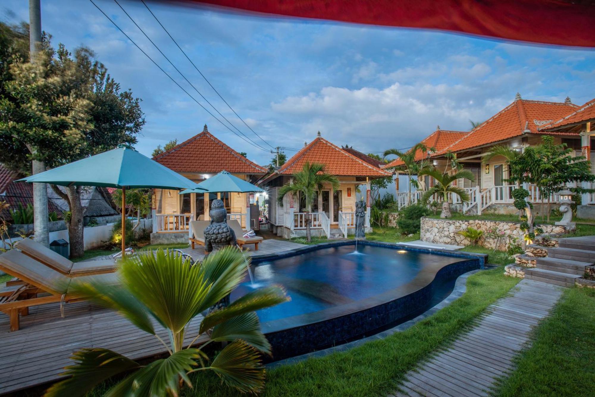 Blue Sky Villa Ceningan 누사 렘봉안 외부 사진