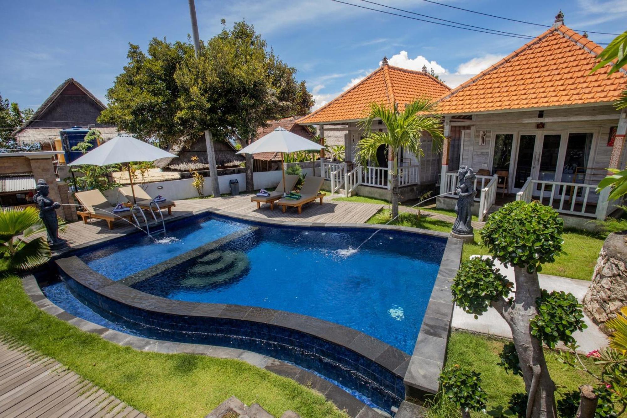 Blue Sky Villa Ceningan 누사 렘봉안 외부 사진